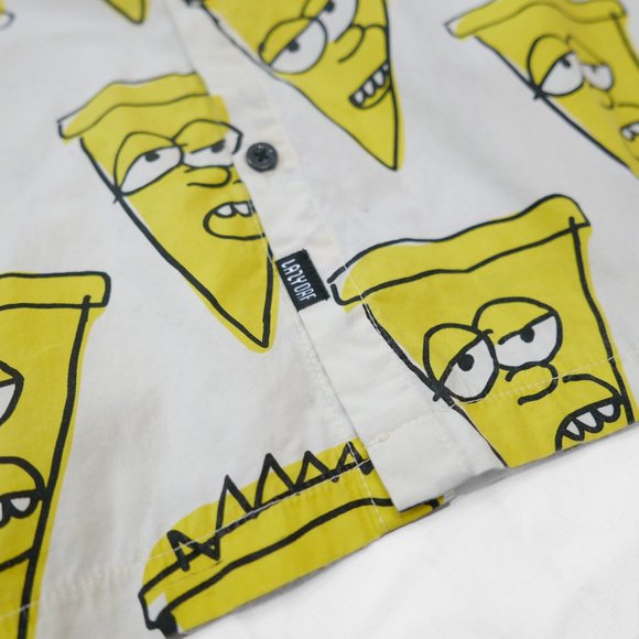 Lazy Oaf "Stuffed Crust" Oversized Button-Down Shirt - Picture 3 of 7